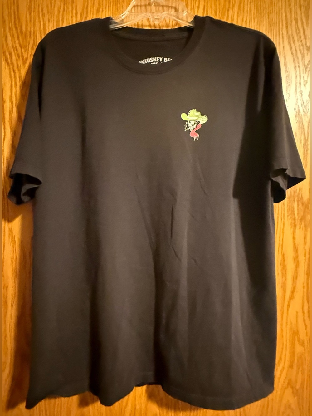 Men's Black Graphic “Whiskey Bent” Crewneck T-Shirt